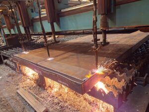 F36 Cut Part from Flame Cutting for an Offshore Application